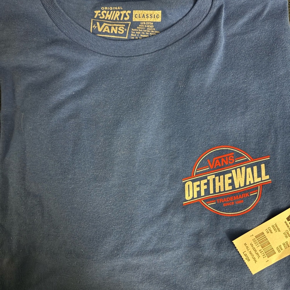 Vans T Shirt, Size L New